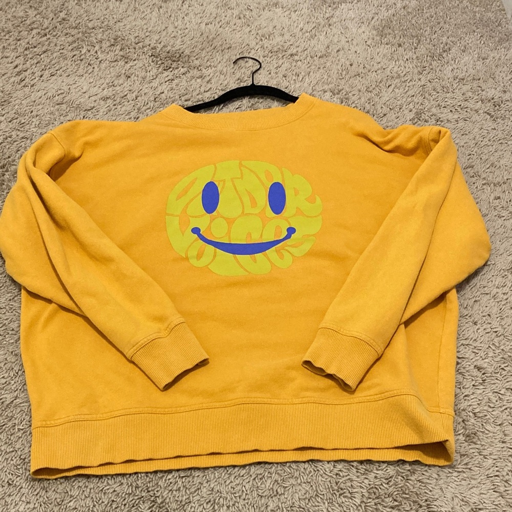 Outdoor Voices Yellow Sweatshirt